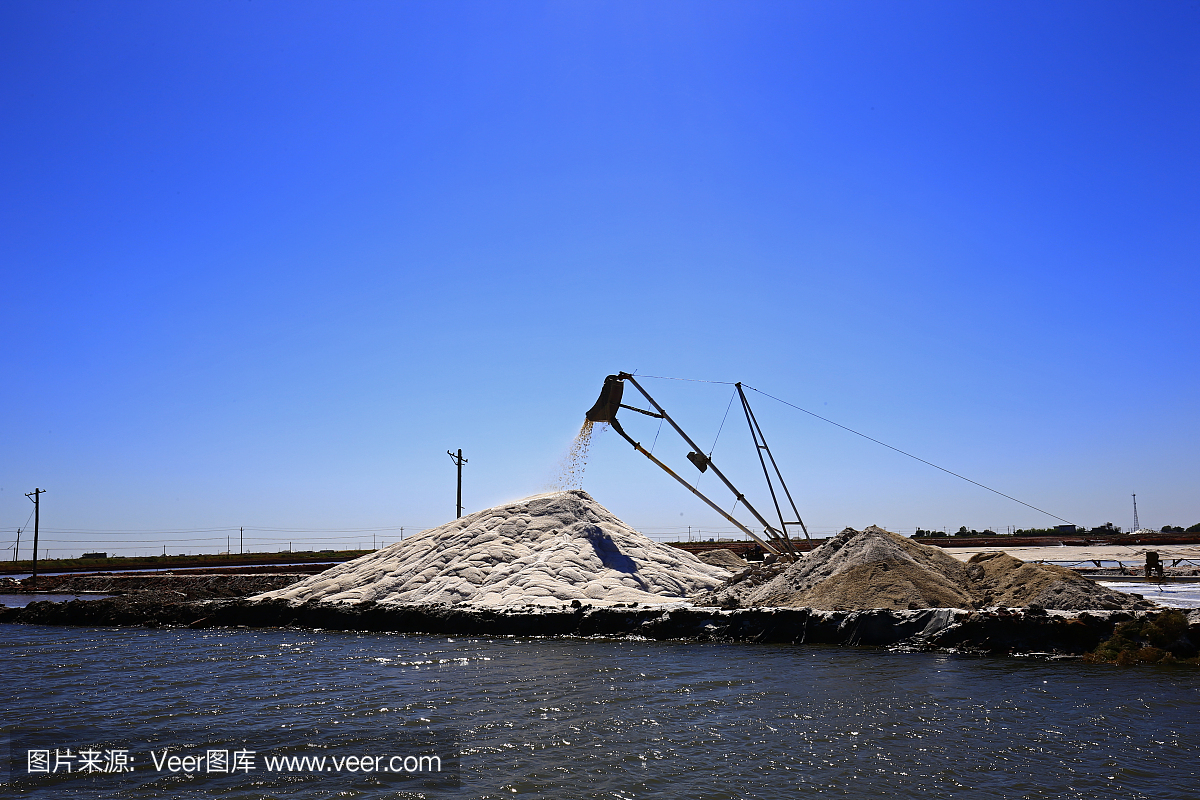 風(fēng)景秀麗的鹽漬,成熟的機械設(shè)備